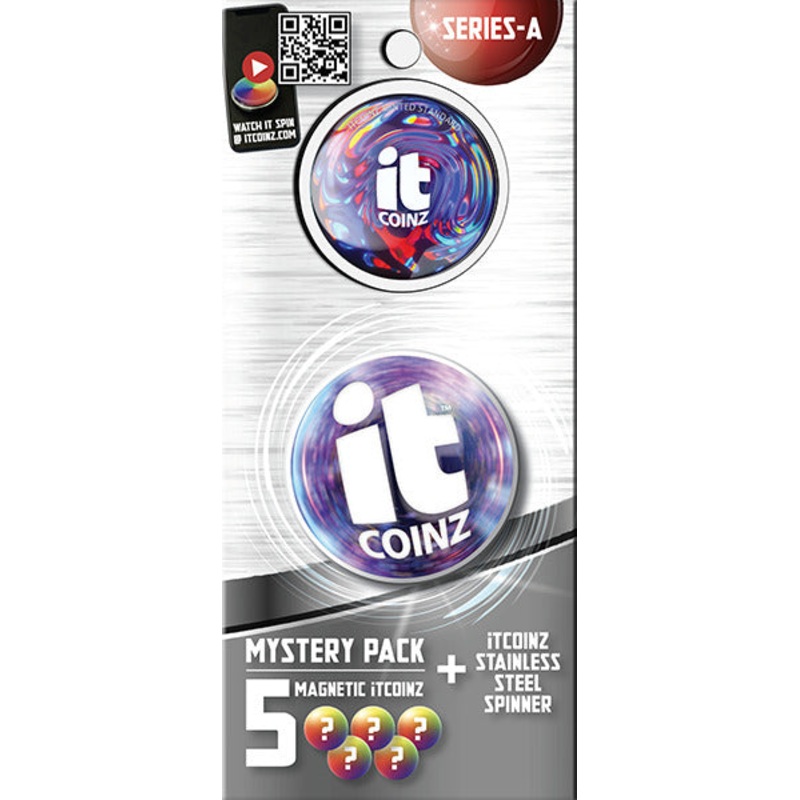 Mystery 5-pack and Spinner – ItCoinz Magnetic Battle Coinz