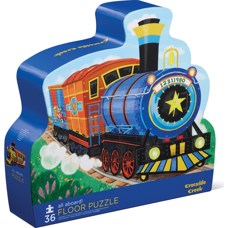 36-Pc – All Aboard Train Puzzle