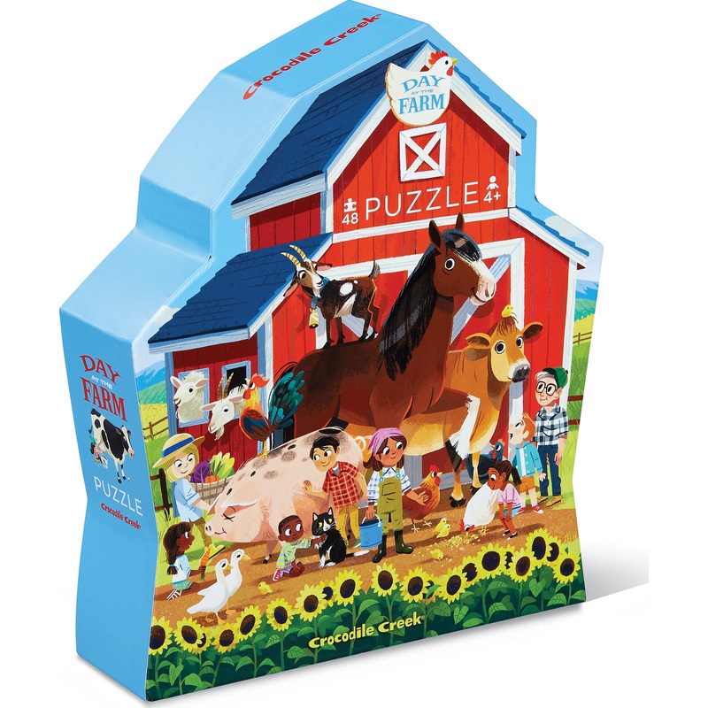 48-pc Puzzle – Day at the Farm