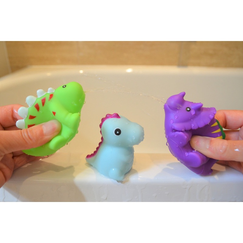 Bath Time Dinosaur Squirter and Light Up Set