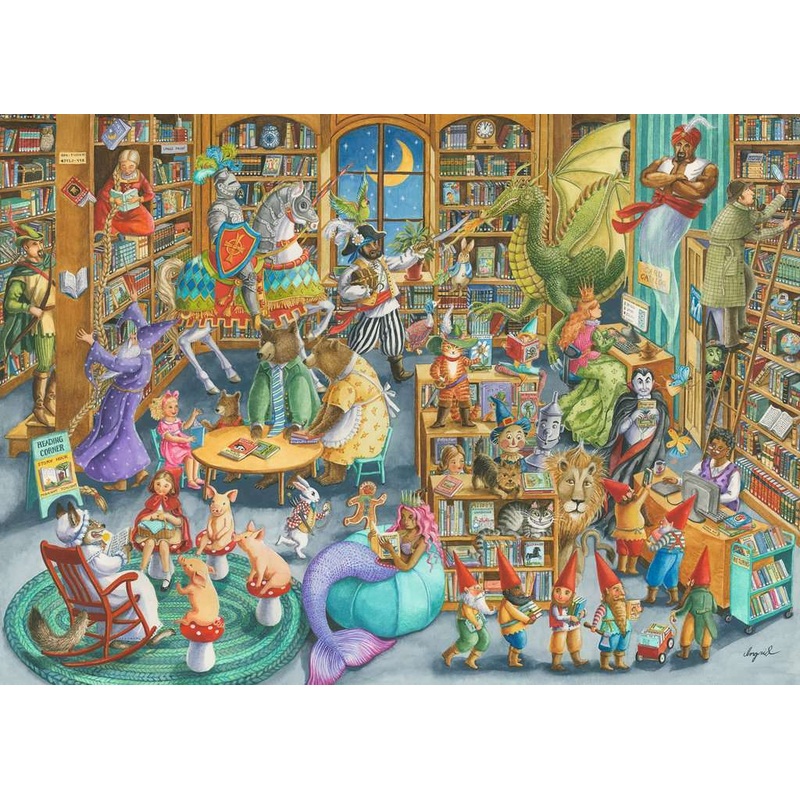 Midnight at the Library (1000 Piece Puzzle)