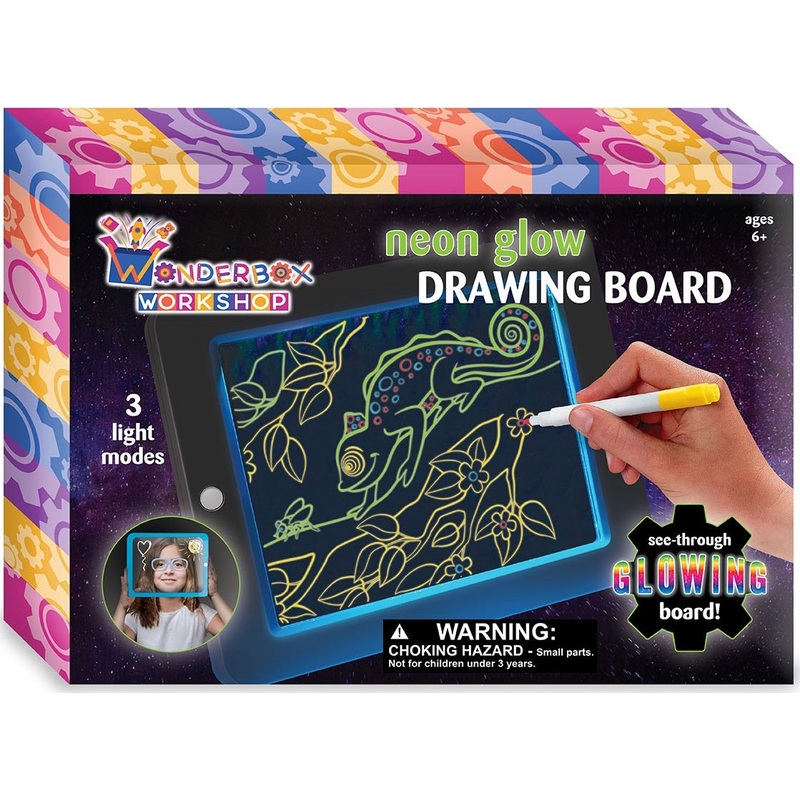 Neon Glow LED Drawing Board