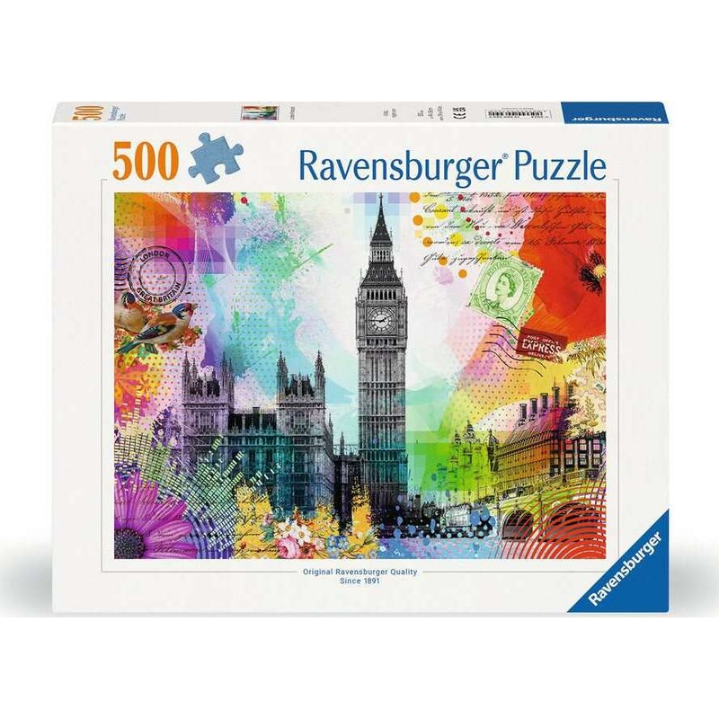 London Postcard (500 Piece Puzzle)