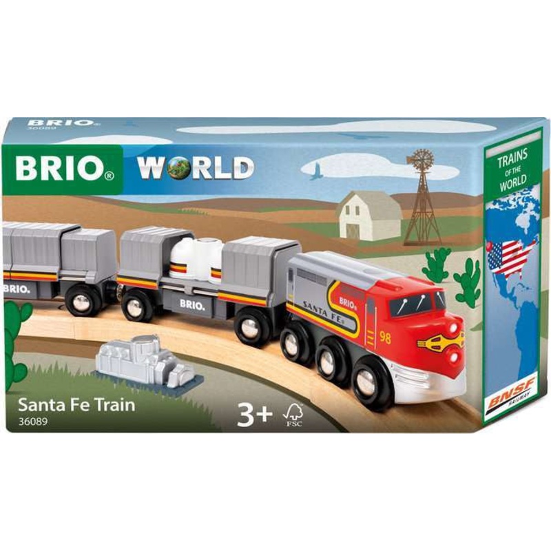 Trains of the World  Santa Fe Train US