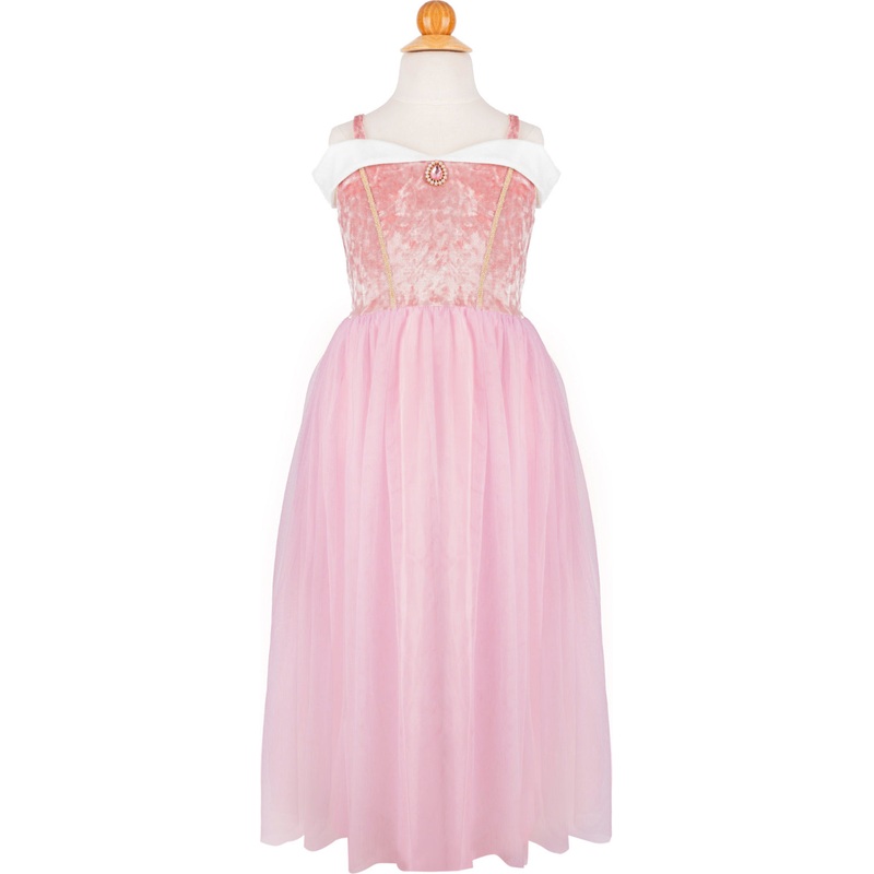 Velvety Soft Sleeping Sweetheart Princess Gown with Arm Warmers (Size 3-4)