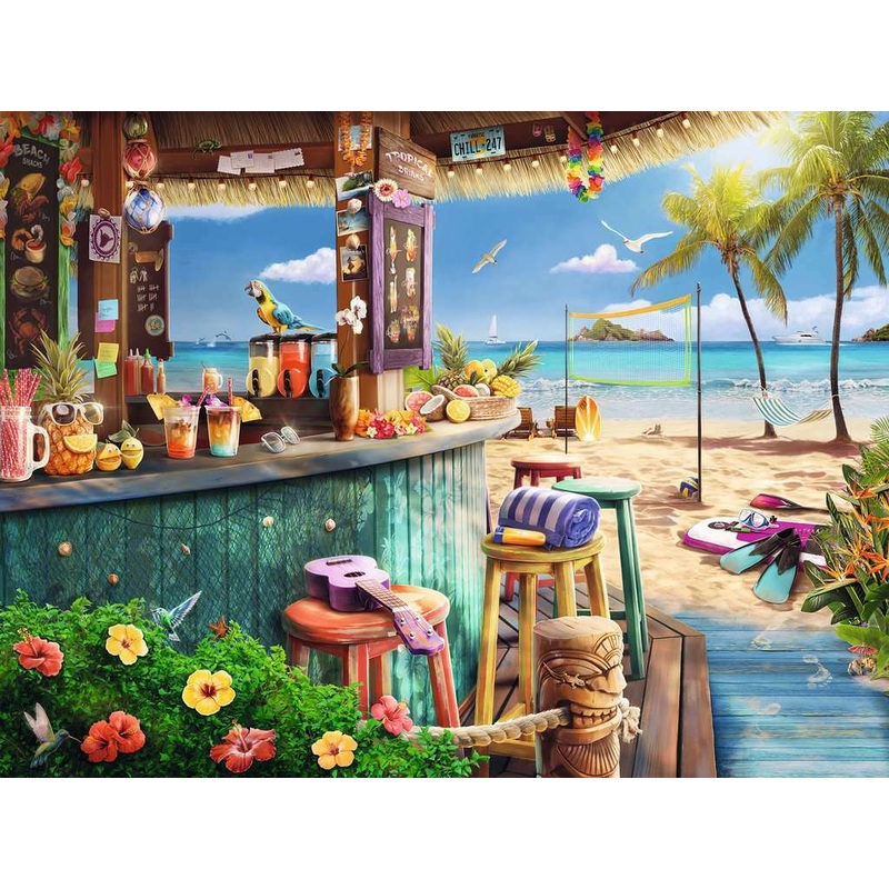 Beach Bar Breezes (1500 Piece Puzzle)