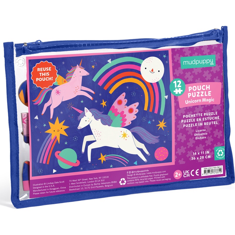Unicorn Magic 12 Piece Pouch Puzzle