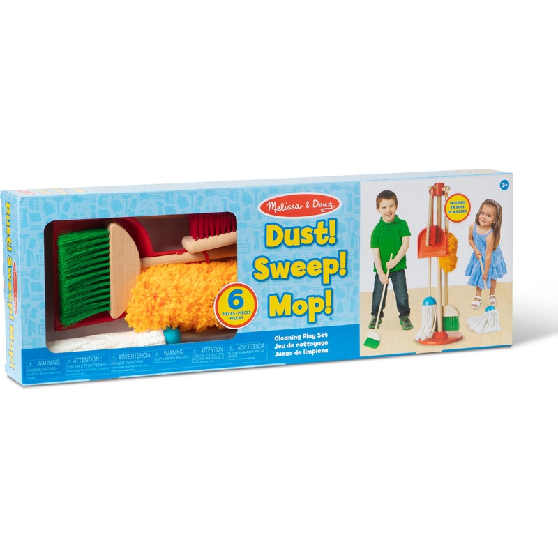 Let’s Play House! Dust! Sweep! Mop!