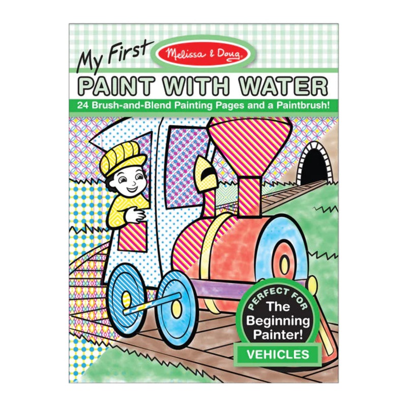 My First Paint with Water – Vehicles