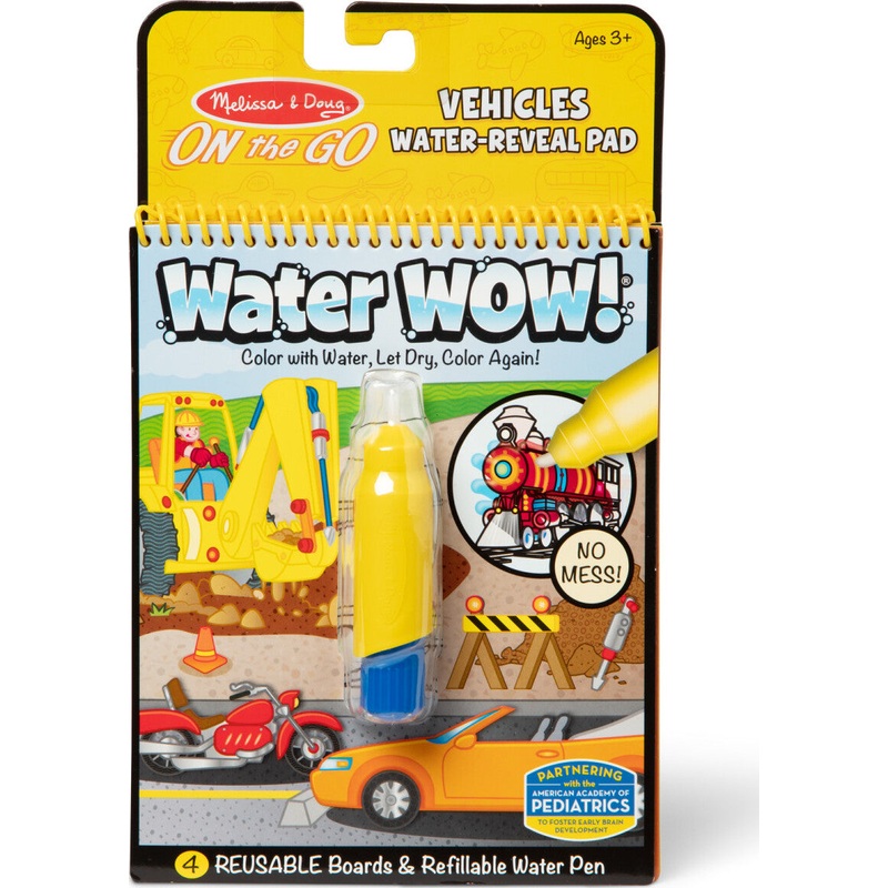 Water Wow! Vehicles – On the Go Travel Activity