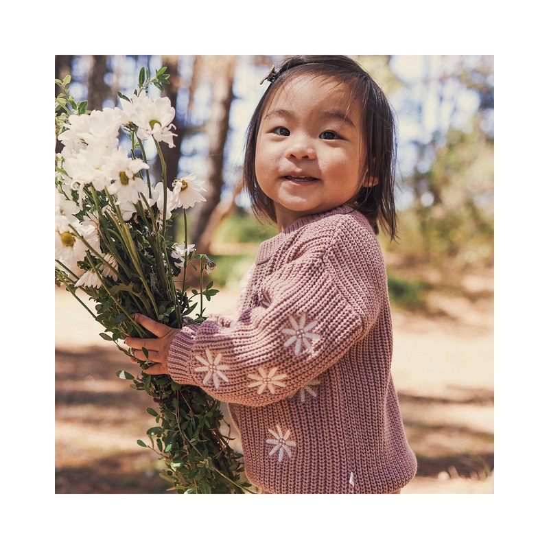 Kynd Baby Embroided Knit Jumper – Woodrose