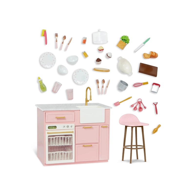 Our Generation Electronic Kitchen Island Set