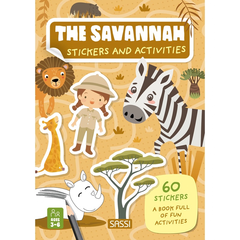 Sassi Sticker and Activity Book The Savannah