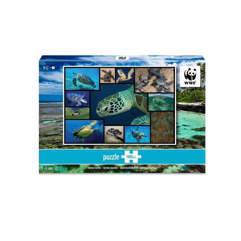 WWF 1000PC Puzzles Sea Turtles