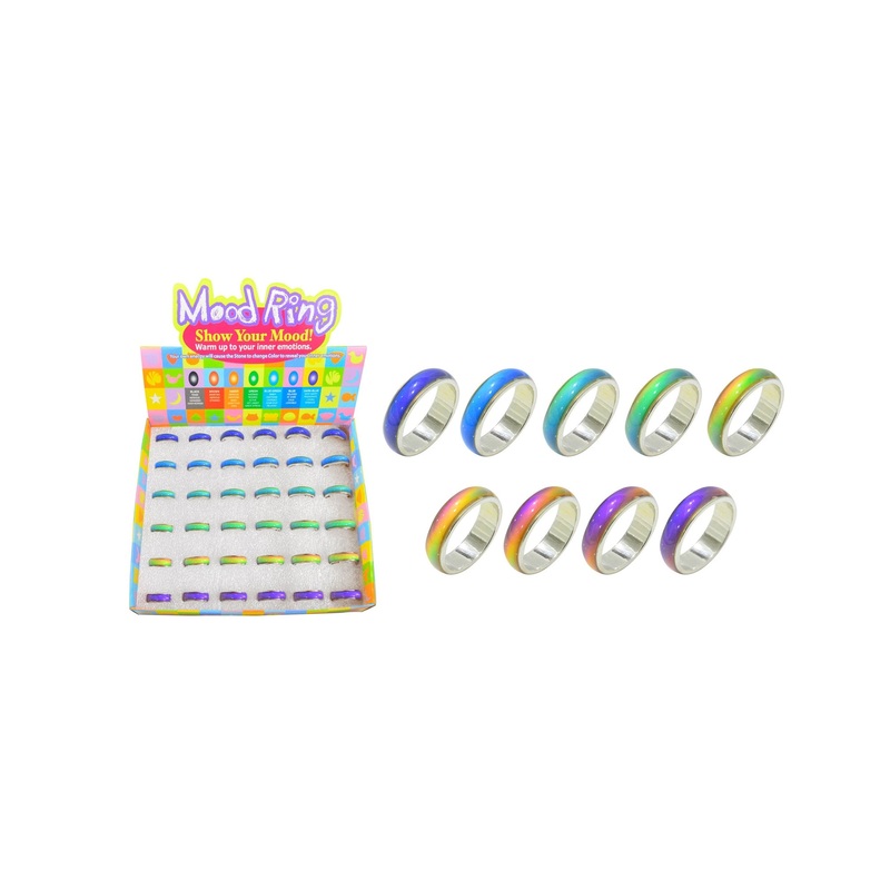 Round Mood Rings – Assorted