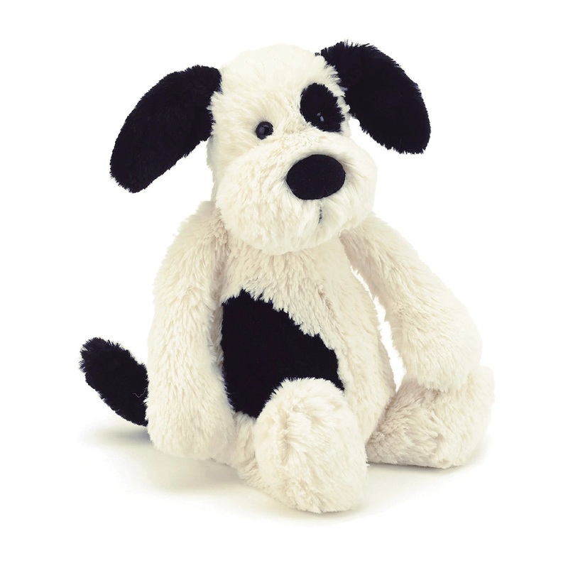 Bashful Black & Cream Puppy Little (Sml)