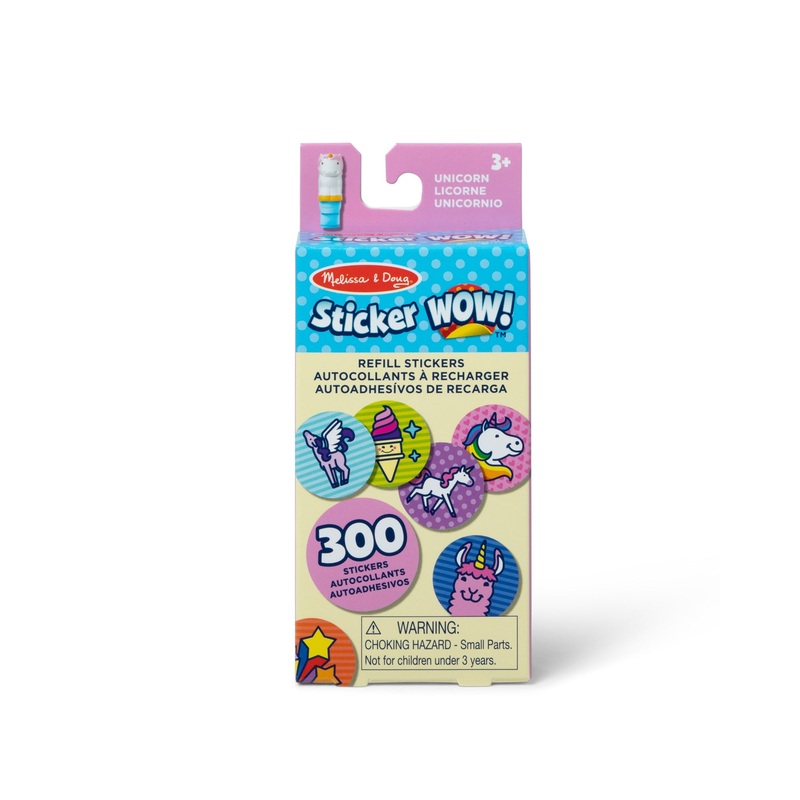 Melissa and Doug Sticker Wow Refill Stickers Unicorn