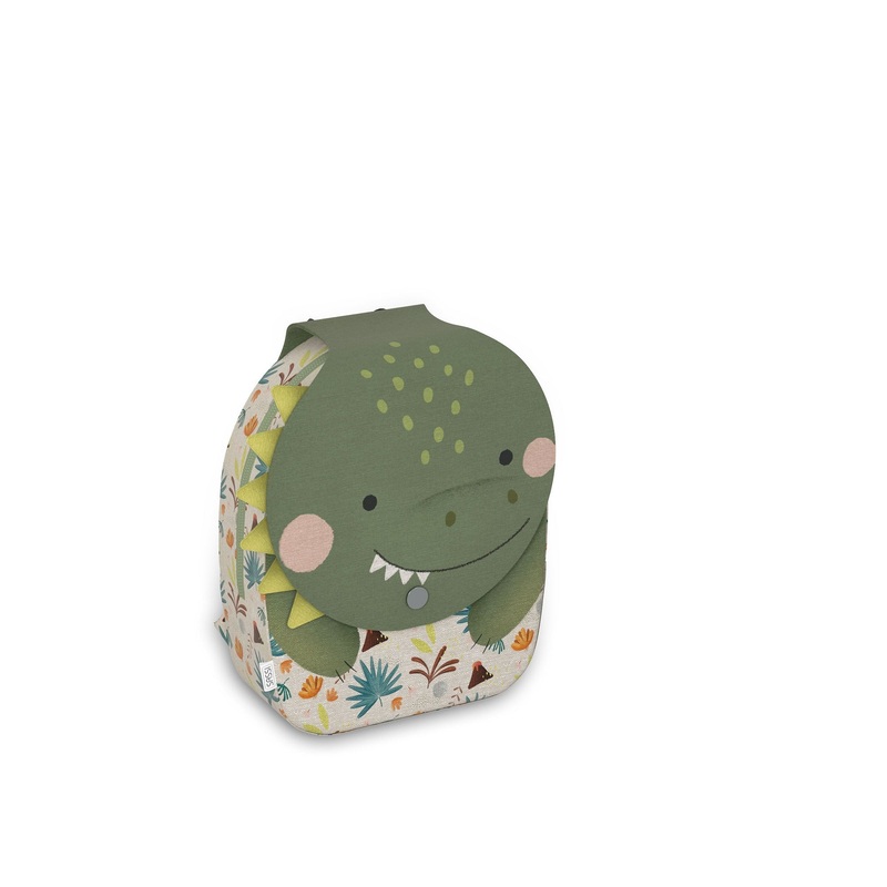 Sassi Cotton A5 Backpack Cracky The Dinosaur