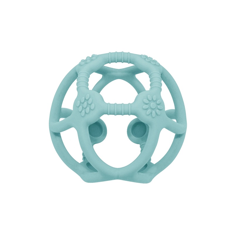 Silicone Teething Ball – Light Blue