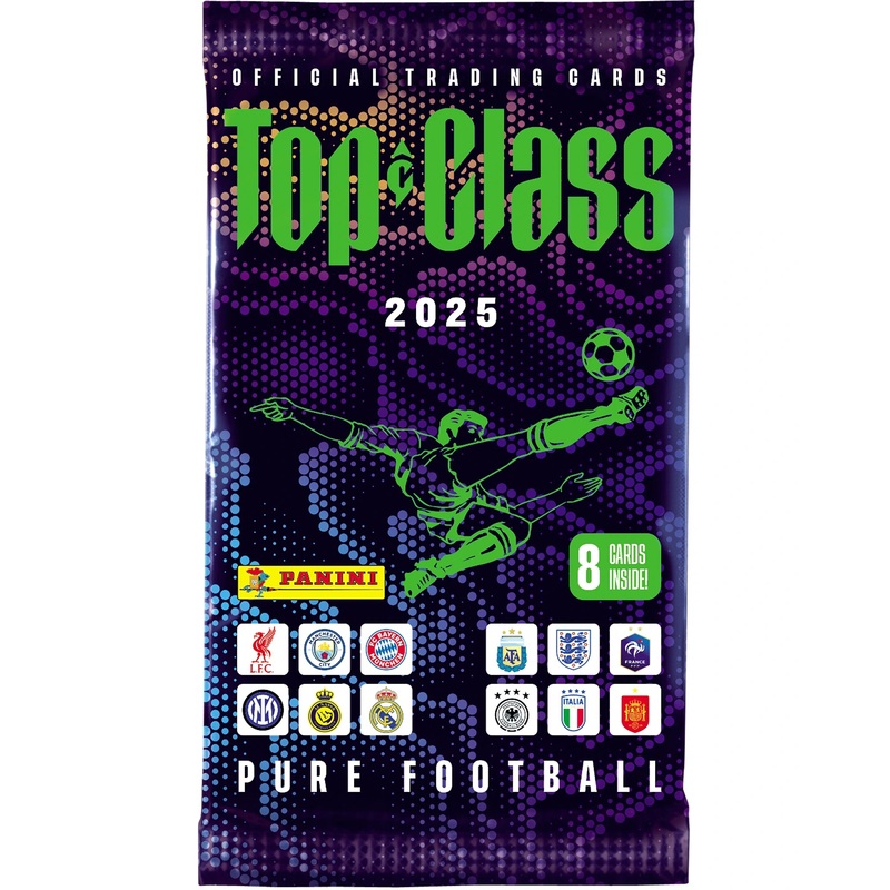 Top Class Soccer 2025 Trading Cards Booster – Assorted