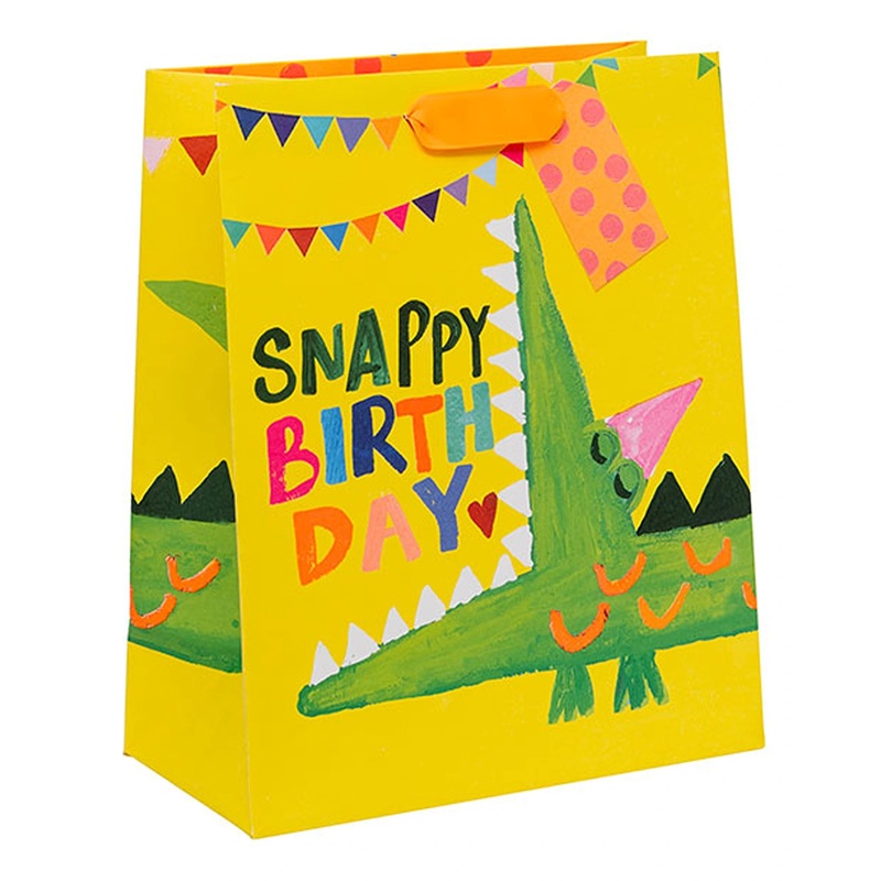 Waterlyn Glick Gift Bag Large Snappy Birthday Collection