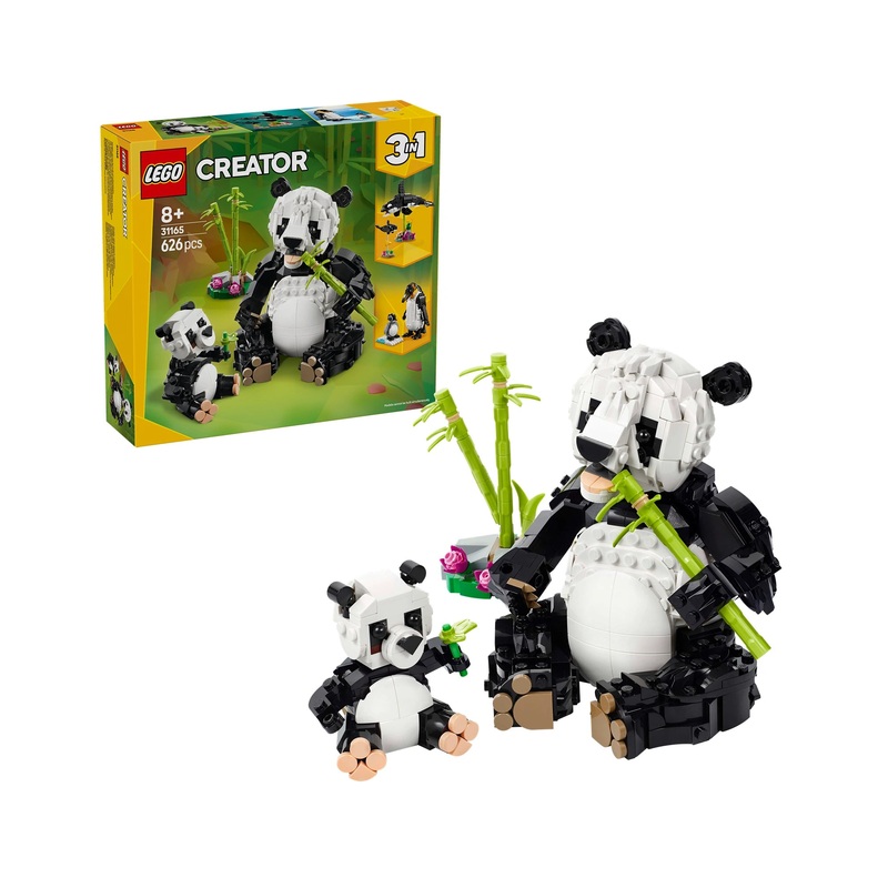 31165 Wild Animals Panda Family