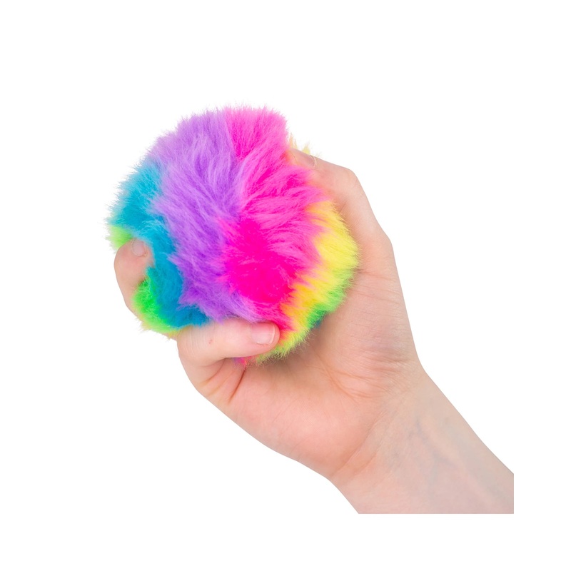 Fizz Fun Furry Squish Ball 6cm – Assorted