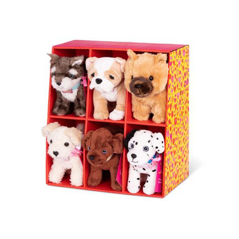 Our Generation 6 Inch Plush Standing Pups – Assorted