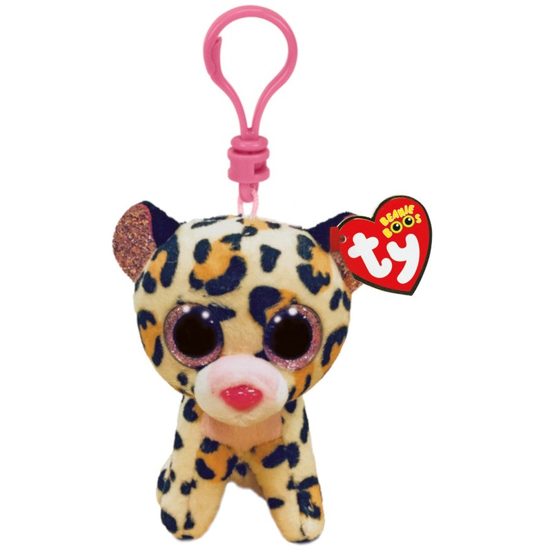 TY Clip Livvie Leopard