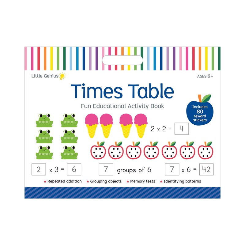 Little Genius Vol 2 Mega Activity Pad Times Tables