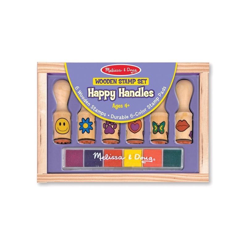 Melissa Doug Happy Handle Stamp Set