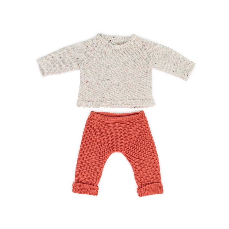 Miniland Eco Knitted Sweater and Trousers 38cm