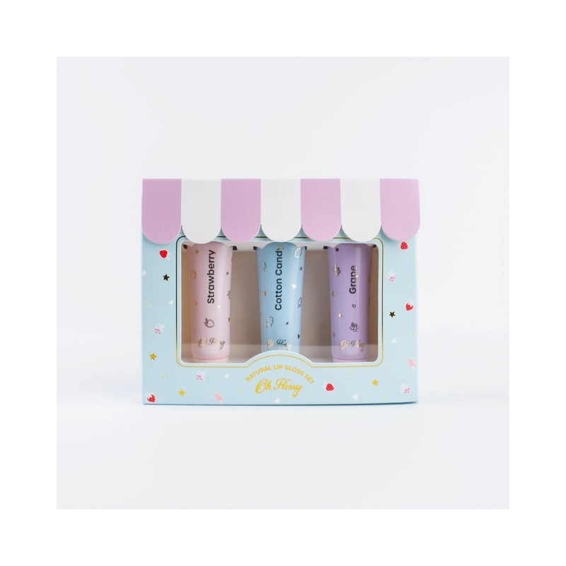 Oh Flossy Natural Lip Gloss Set