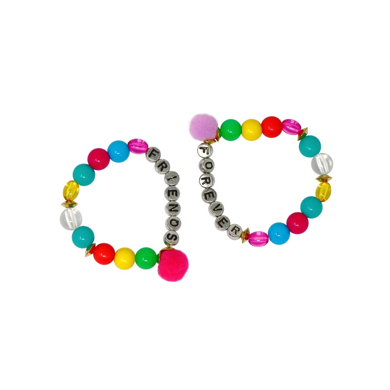Pink Poppy Friends Forever Beaded Bracelet Set