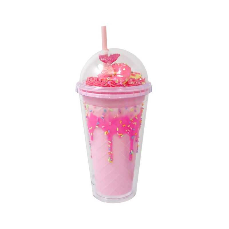 Pink Poppy Mermaid Drinking Cup – Pink