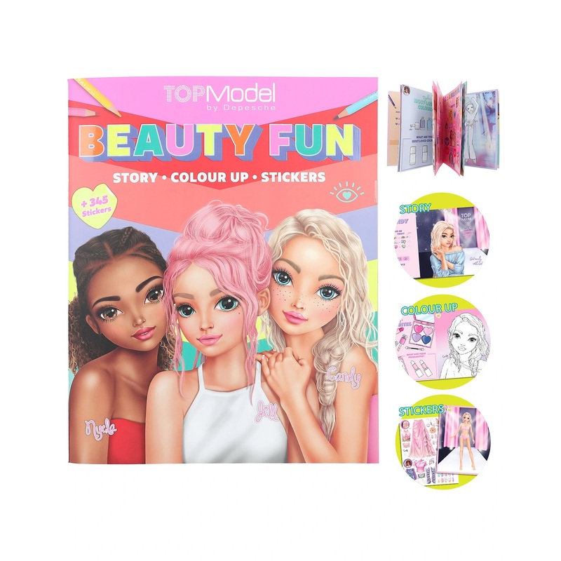 TOPModel Colouring Book Beauty Fun