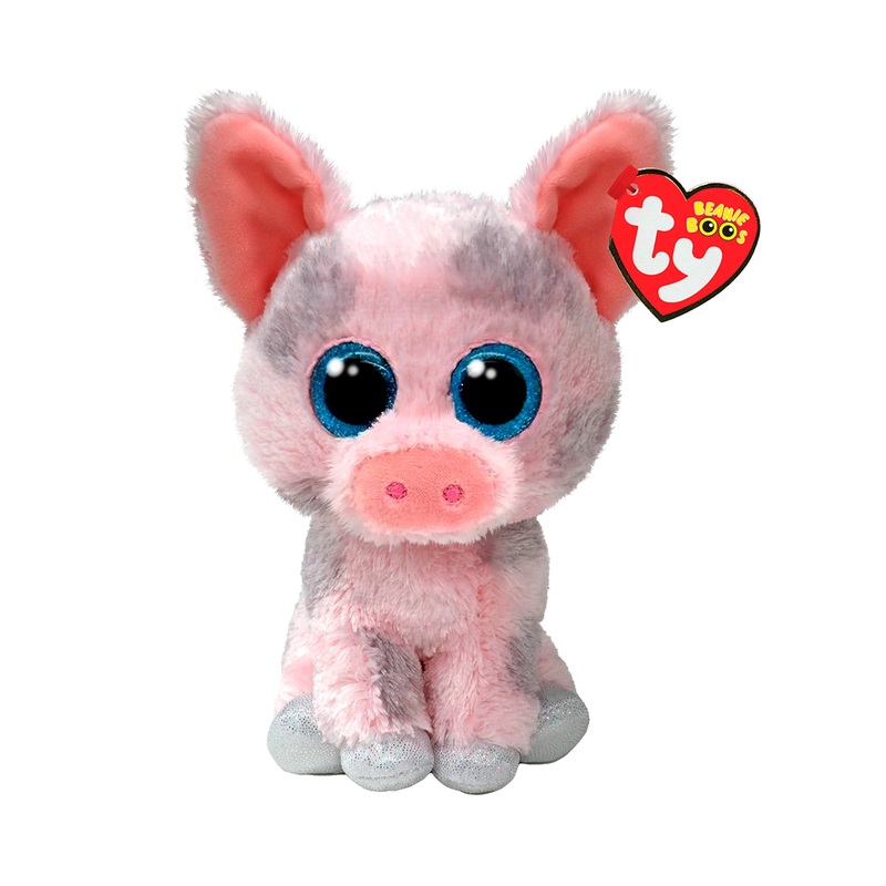 TY Beanie Boo Hambo Pink Pig Regular