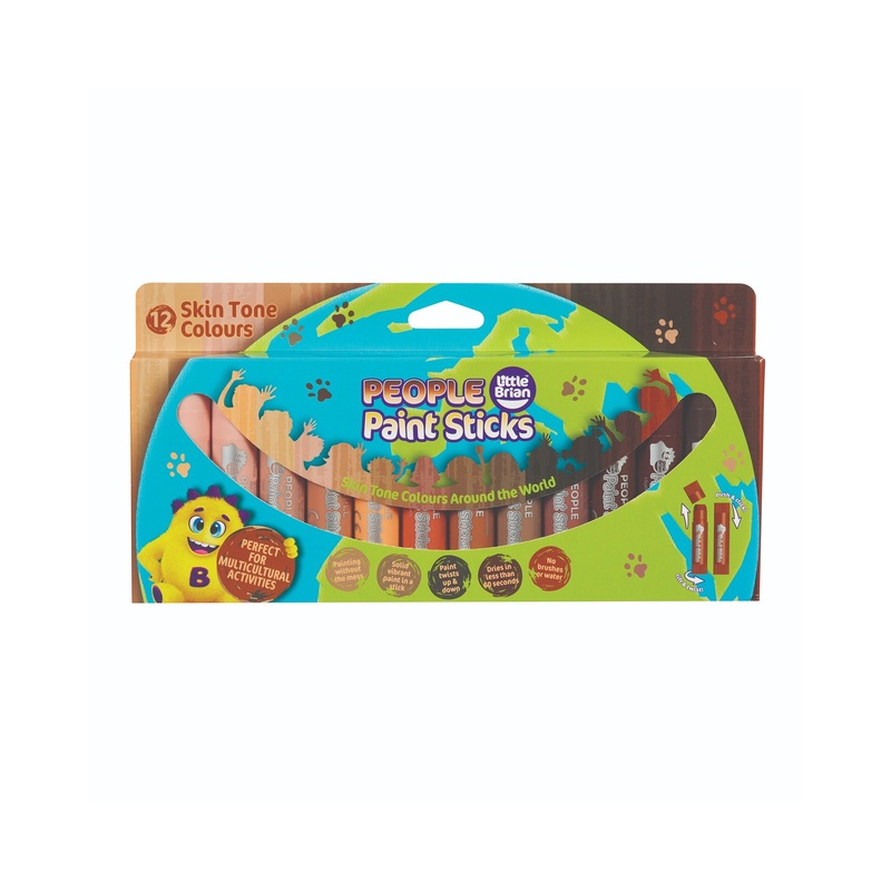 Little Brian Paint Sticks People Paint Sticks 12 Pack