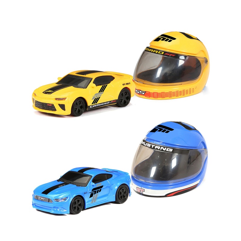 New Bright 1:64 Helmet Racer – Assorted