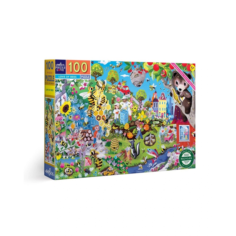 eeBoo 100PC Puzzle Love of Bees