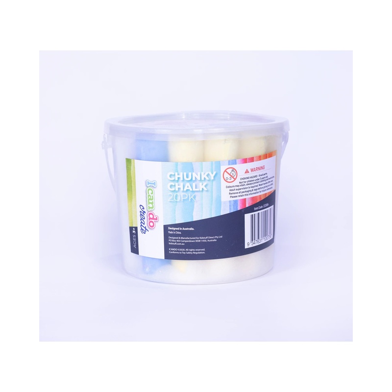 Icando 20 Pack Chunky Chalk