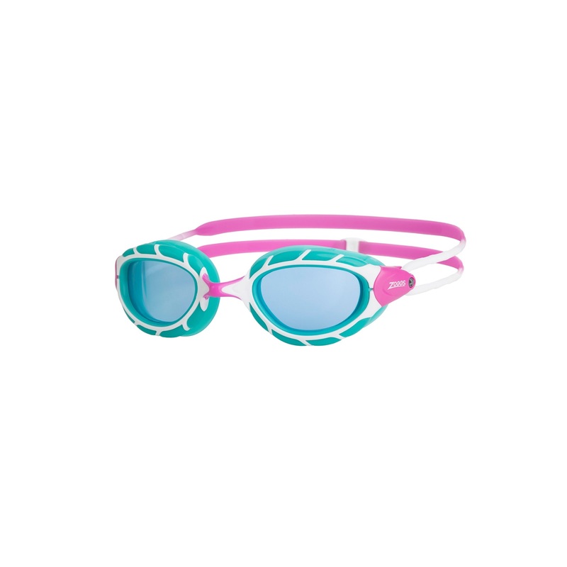 Predator Junior Goggle Pink Turquoise Tint Blue