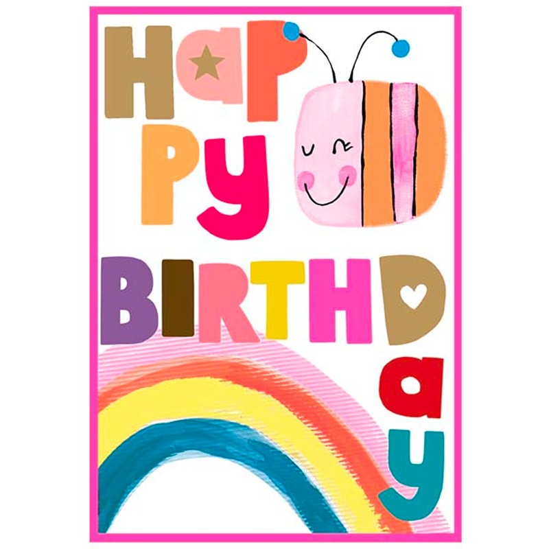 Waterlyn Paper Salad Happy Birthday Bee