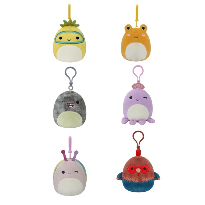 Squishmallows 3.5 inch Clip-ons Assorted