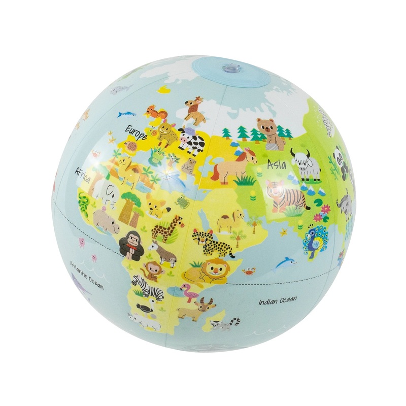Tiger Tribe World Globe Baby Animals 30cm