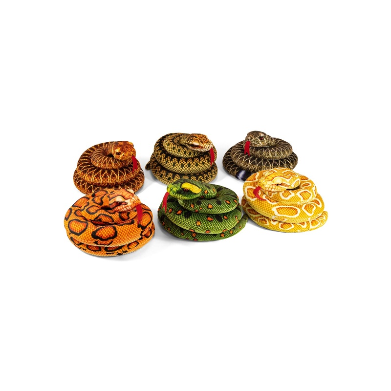 Animal Allsorts Plush Snakes – Assorted