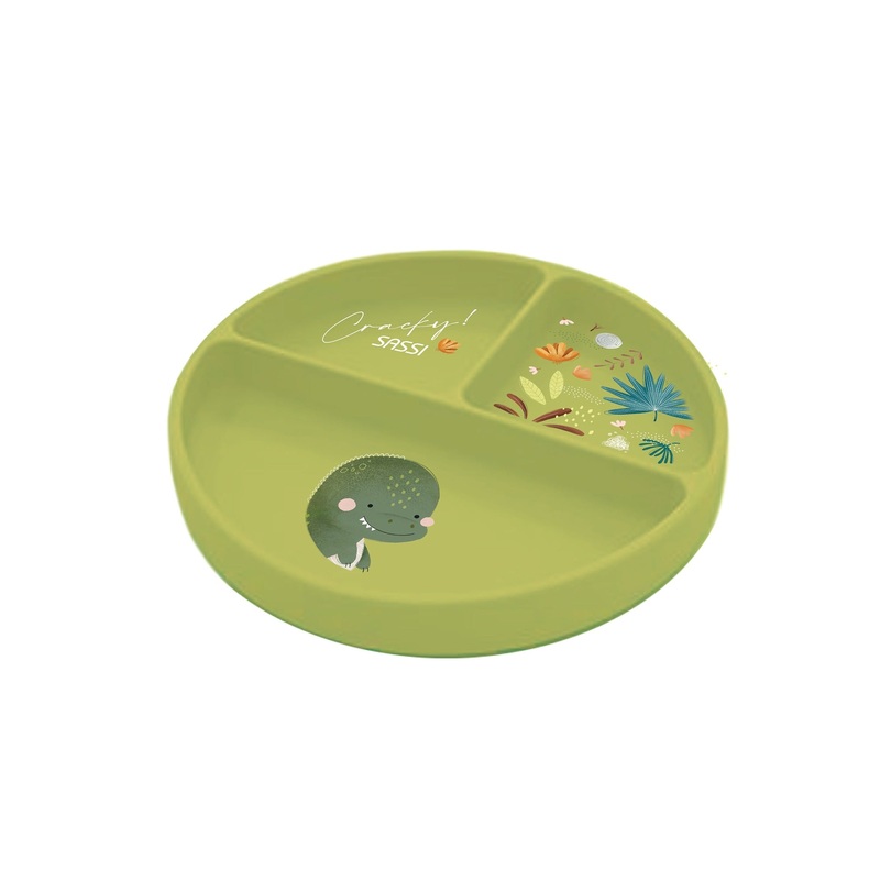 Sassi Silicone Meal Set Cracky The Dinosaur