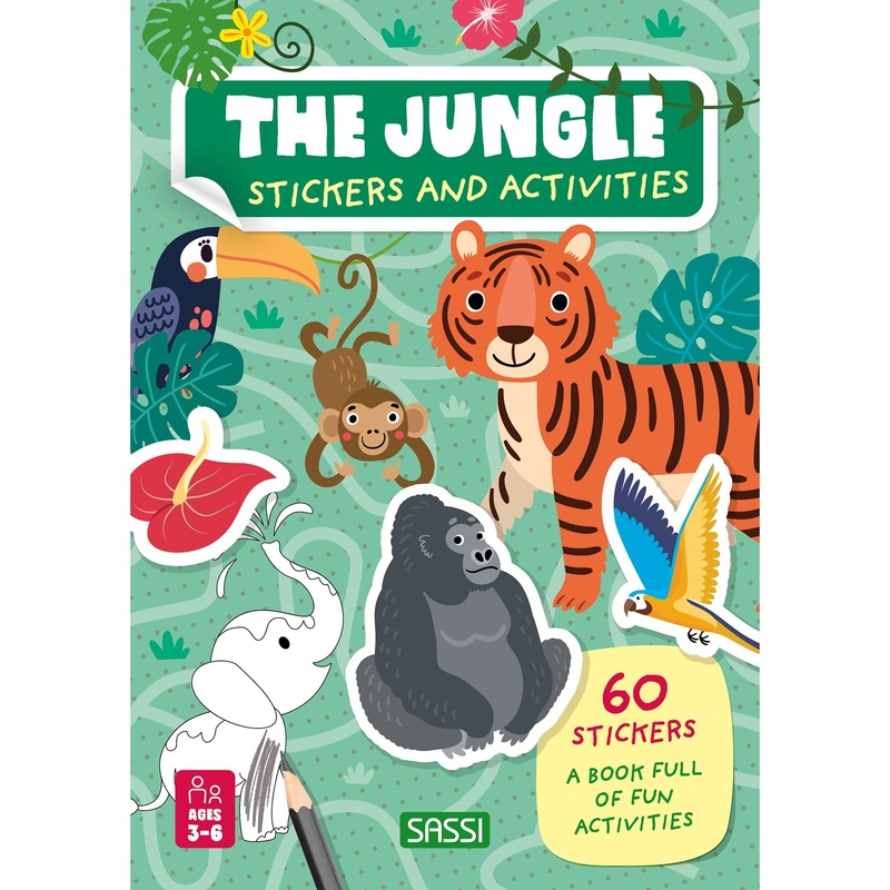 Sassi Sticker and Activity Book The Jungle