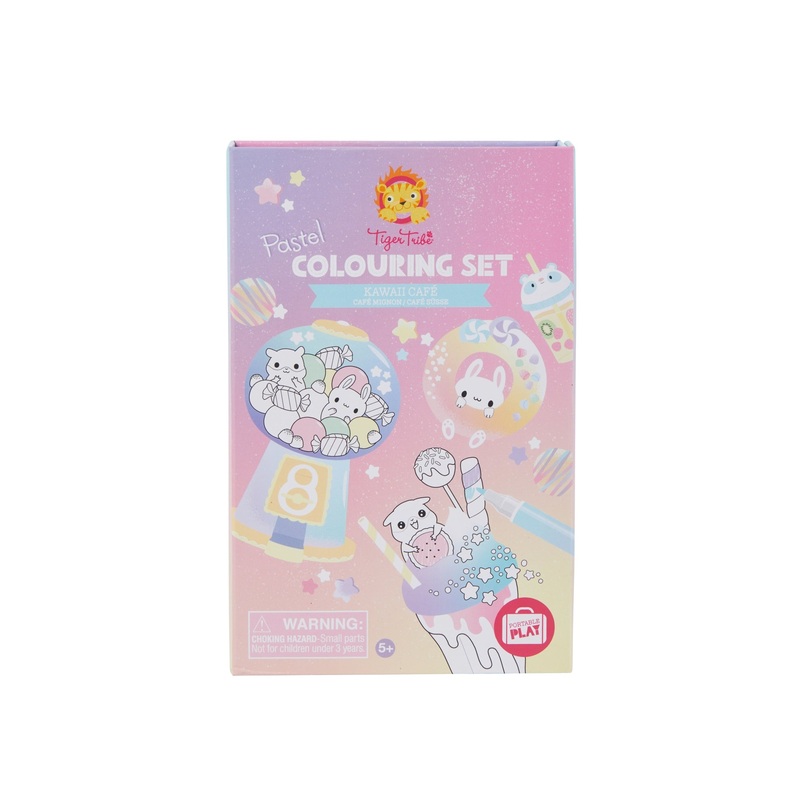 Tiger Tribe Pastel Colouring SetKawaii Caf