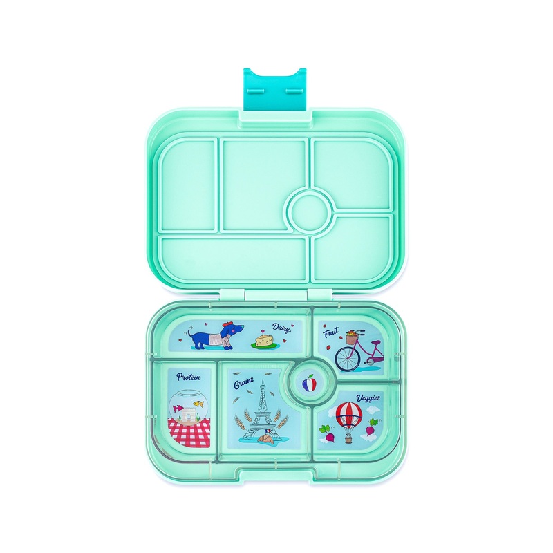 Yumbox Original 6C Serene Aqua Paris Tray